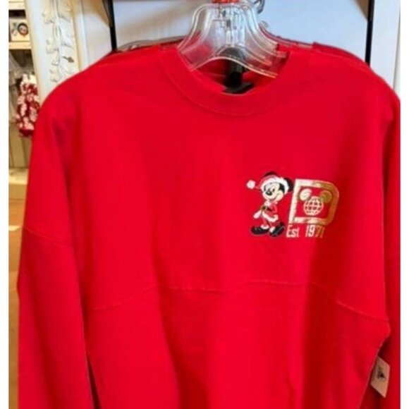 2025 Walt Disney World Parks Christmas Santa Mickey Spirit Jersey Shirt Pluto - Picture 5 of 5